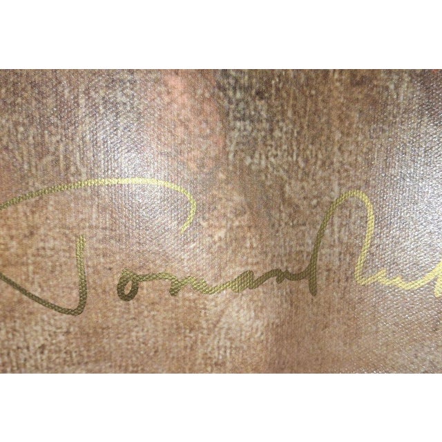 1990s Huge Signed Fine Art "Ferocitas" Giclee on Canvas by Tomasz Rut For Sale - Image 18 of 18