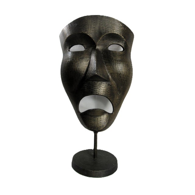 This thing is so eye catching. It is large and dark, lots of drama. Theater vibes and with a candle behind it quite the...