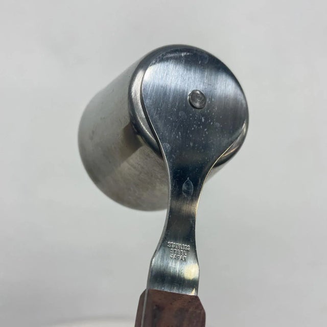 1960s Japanese Barware Set Rosewood & Stainless Steel For Sale - Image 9 of 13