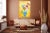 Yellow Vase of Flowers For Sale In Los Angeles - Image 6 of 6