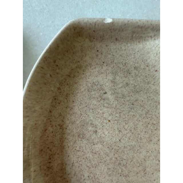 Set of 6 Mid Century Denwar Bantu California Pottery Plates For Sale - Image 12 of 14