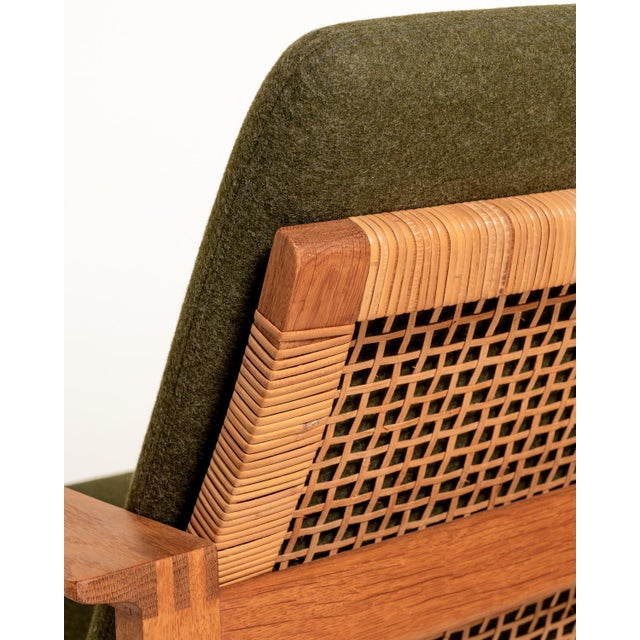 Brown Medestolen Lounge Chairs by Børge Mogensen for Fredericia, 1956, Set of 2 For Sale - Image 8 of 15