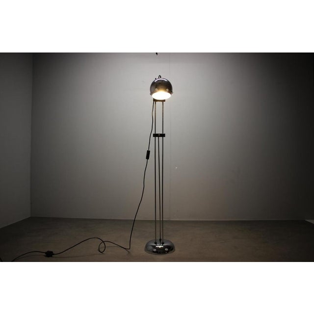 Italian Space Age Adjustable Chrome Floor Lamp, 1960s For Sale - Image 11 of 14