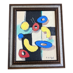 Contemporary Original Abstract Painting by Stephen Heigh “Balance”