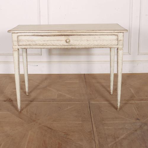 Swedish Painted Side Table in Pine For Sale - Image 10 of 10