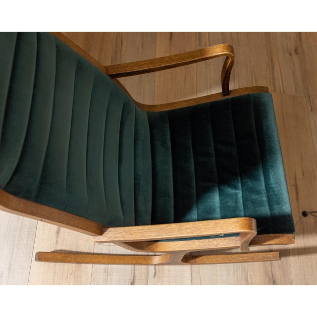 Mid-Century Tendo Mokko Heron Rocking Chair by Mitsumasa Sugazawa, Japan For Sale - Image 11 of 18