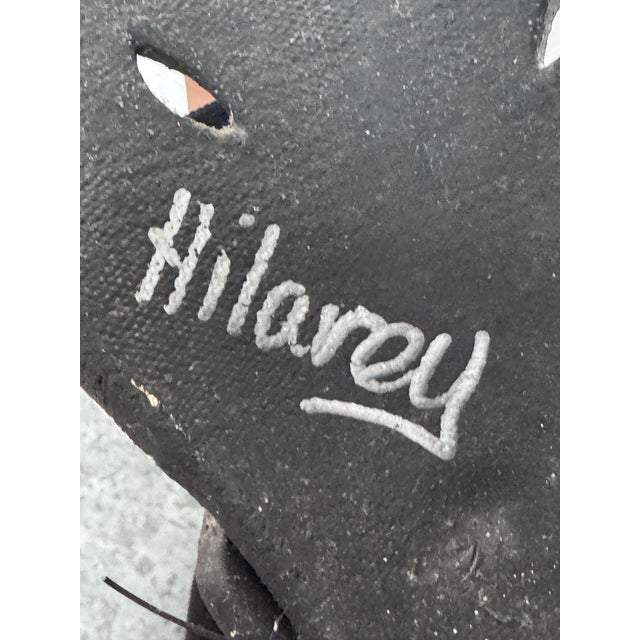 Hilary Handcrafted Clay Animal Wall Mask For Sale In San Francisco - Image 6 of 12