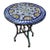 Round Blue Yelow Mosaic Table Moroccan Craftsheep For Sale