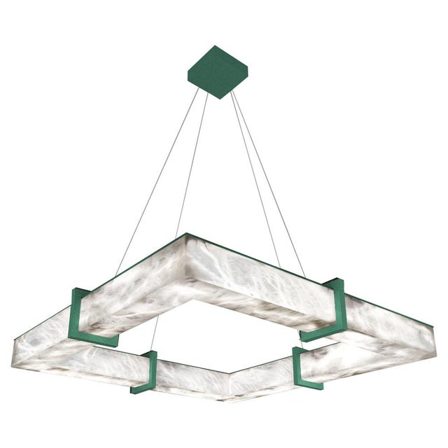 Tuesday Freedom Green Metal Pendant Lamp by Alabastro Italiano For Sale - Image 6 of 6