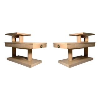 Vintage Architectural End Tables by Lane For Sale