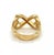 Tiffany and Co. Tiffany & Co. Picasso Infinity 18k Yellow Gold Double Hearts Ring - Size 6.5 For Sale - Image 4 of 8