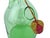 Glass Vintage Hand Blown Italian Green Glass Wine Decanter Carafe With Ice Chamber Chiller and Stoppers For Sale - Image 7 of 10