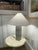 Contemporary Mid 20th Century Handmade Ceramic Table Lamps by Kaimin Meehan - a Pair For Sale - Image 3 of 11