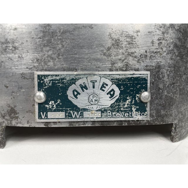 Metal Italian Art Deco Style Antea Shell Lamp For Sale - Image 7 of 14