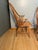 A set of two continuous arm Windsor Chairs in solid red maple with high barrel back, made in Slovenia. Great vintage...
