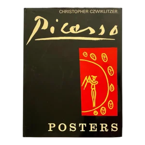 " Picasso's Posters " Vintage 1971 1st Edtn Mid Century Modernist Lithograph Print Pablo Picasso Landmark Volume Extra Large Hardcover Art Book