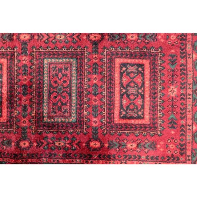 1960s Vintage German Baluch Style Rug 2.3' X 4.4' For Sale - Image 9 of 12