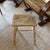19th Century English Rustic Weathered Wooden Stool With Turned Legs For Sale - Image 11 of 11