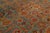 Antique Turkish Oushak Rug - Large Hand-Knotted With Muted Teal & Earth Tones For Sale - Image 9 of 11