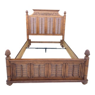 Broyhill Tommy Bahama Style Queen Bed For Sale