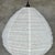 Japanese-Style Teardrop-Shaped Pendant Light in Rattan and Natural Linen, 1980s For Sale - Image 6 of 18