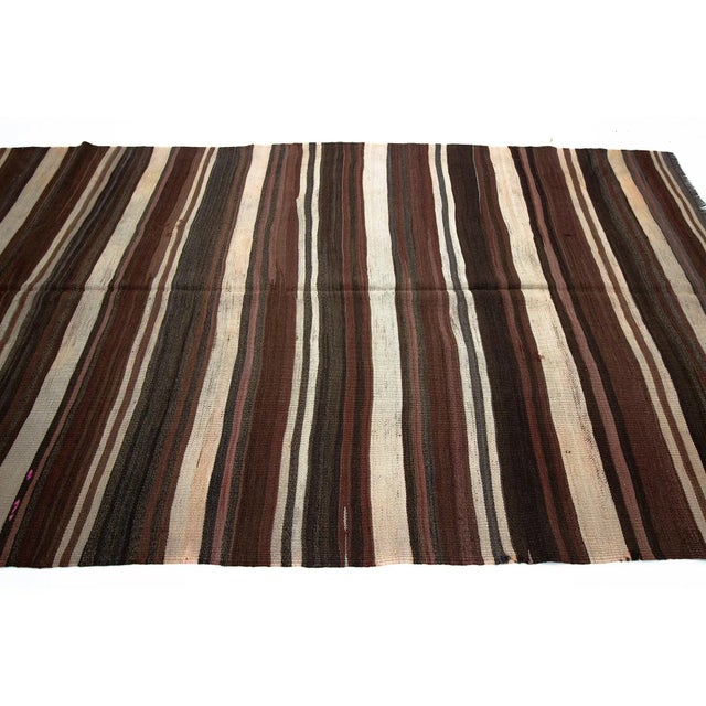 Contemporary 1960s Vintage Kilim Rug- 5′2″ × 10′5″ For Sale - Image 3 of 7