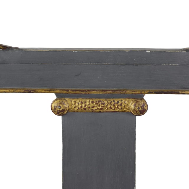 Wood Vintage Handcrafted French Empire-Style Chair For Sale - Image 7 of 9