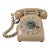 Vintage I T T Model 500 Beige Rotary Phone | Working 1983 Desk Telephone | Polished | Original Cords | Smooth Dial Movement For Sale