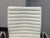 Textile Crate & Barrel Ripple Ivory Bicast Leather Office Chair For Sale - Image 7 of 12