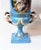 French Floral Porcelain Campana Urns in the style of Sevres, Set of 2 For Sale - Image 4 of 7