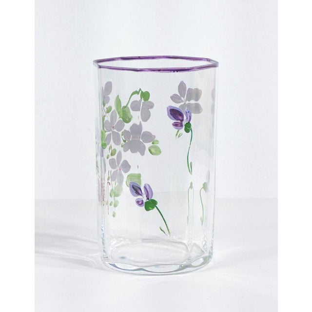 Hand-Painted Glasses by Carlo Moretti, Set of 34 For Sale - Image 18 of 18