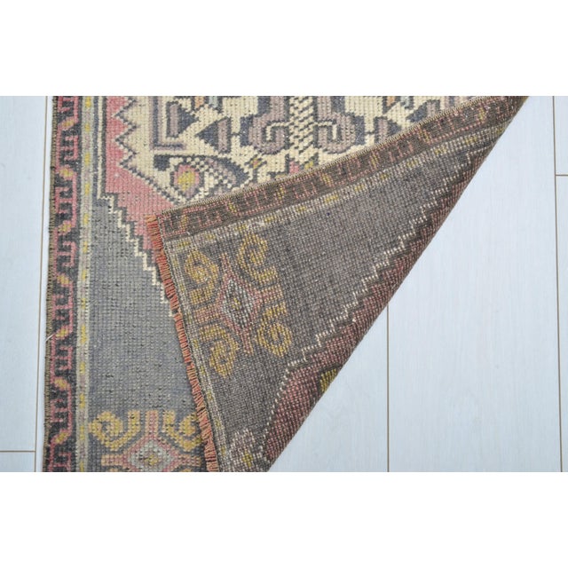 Handmade wool carpet in Turkish Anatolia , Vintage Oushak Rug,Turkish Vintage Anatolian Rug, Handmade wool Rug . One Of...