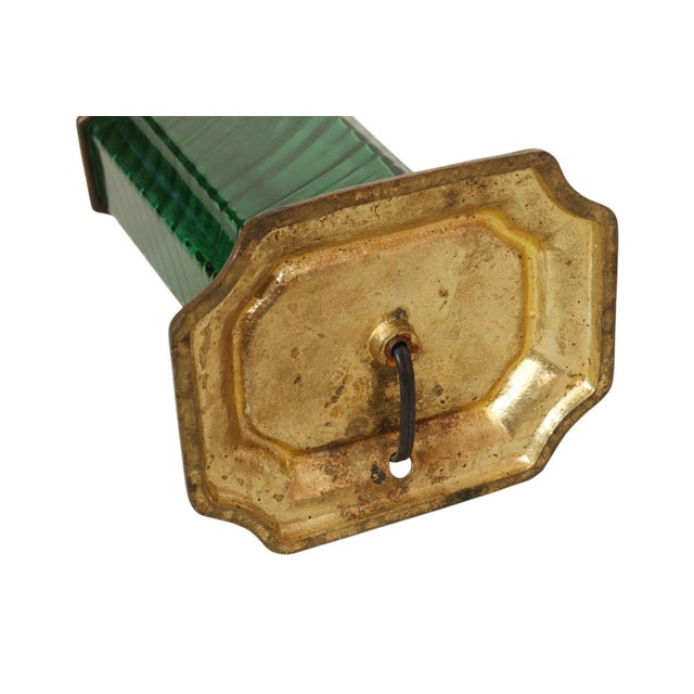 1910 Mutual Sunset Lamp Co. Steuben Glass & Bronze Table Lamp For Sale - Image 11 of 12