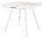 White Square Outdoor Table by Rene Malaval, 1950s For Sale