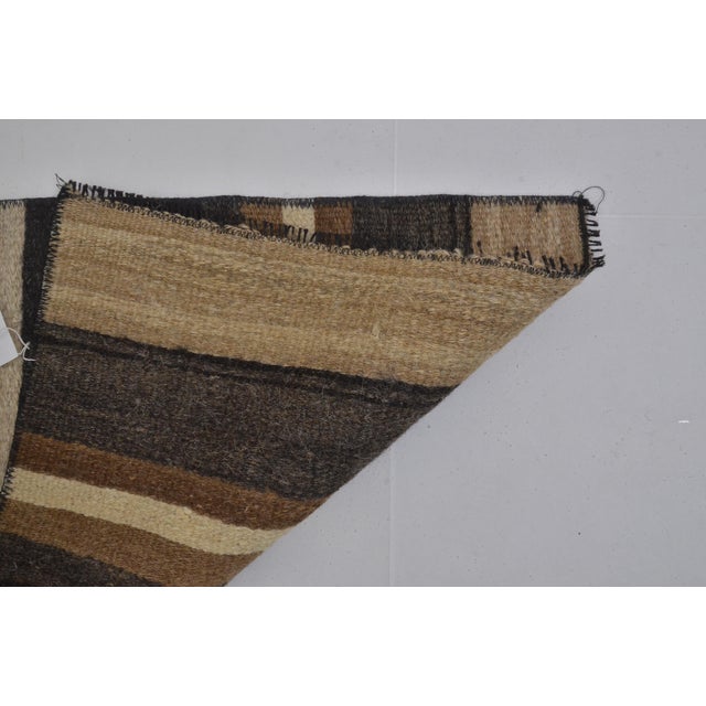 1960s Decorative Anatolian Kurdish Stripe Kilim Rug For Sale In Phoenix - Image 6 of 10