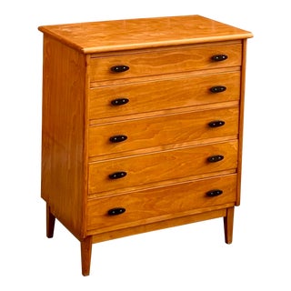 Mid-20th Century Danish Teak Chest of Drawers For Sale