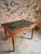 French Oak and Walnut Dining Table with Marble Top For Sale - Image 16 of 18