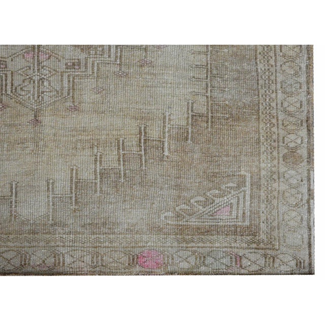 Mid 20th Century Turkish Oushak Runner For Sale - Image 9 of 12