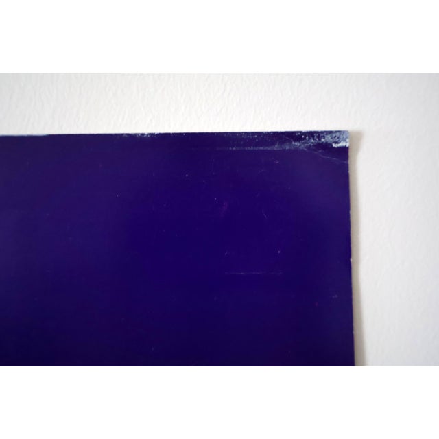 Blue James Suzuki 1968 University of Kentucky Exhibition Poster, Op Art Lithograph For Sale - Image 8 of 11