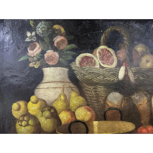 Spanish School Artist, Still Life, 17th Century, Oil on Canvas, Framed For Sale - Image 7 of 9