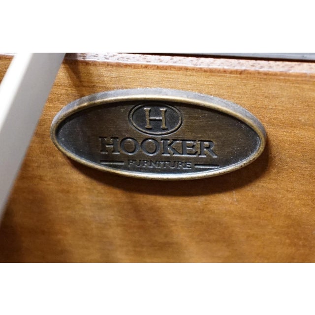 Wood Hooker Furniture Melange Collection Rustic Farmhouse Shabby Chic 35" X Base File Cabinet 638-50133 For Sale - Image 7 of 13