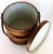 This is an authentic and late 19th century hand made wooden Shaker bucket from Pennsylvania. in all original and...