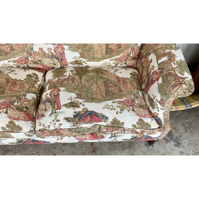 19th Century Pair of Antique Sofas in the Manner of Howard and Sons For Sale - Image 12 of 17
