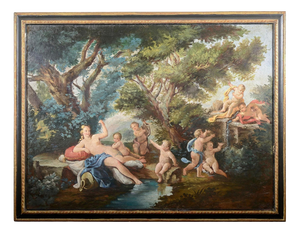 Venus and Cupids, 1800s, Canvas, Framed