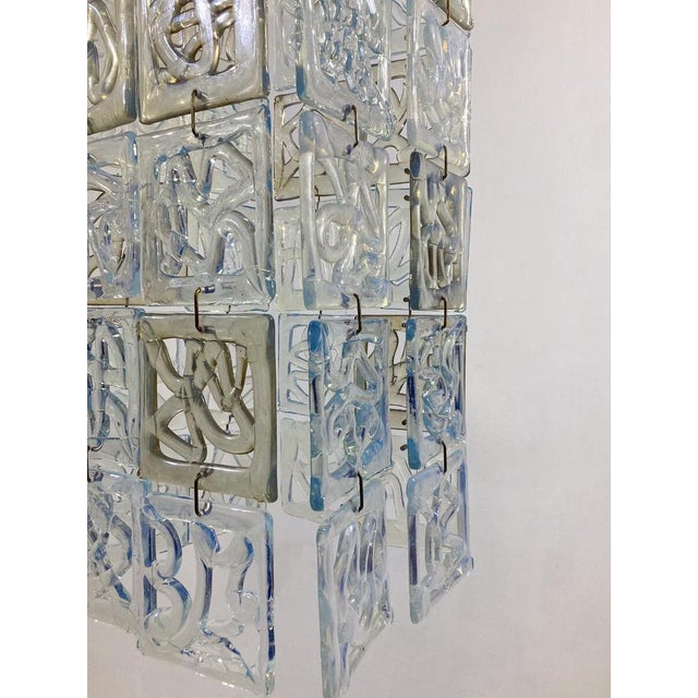 Mid-Century Murano Glass Ceiling Light For Sale - Image 3 of 7