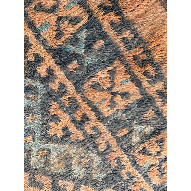 1980s Vintage Tribal Moroccan Rug - 6'3" X 11'11" For Sale - Image 9 of 10