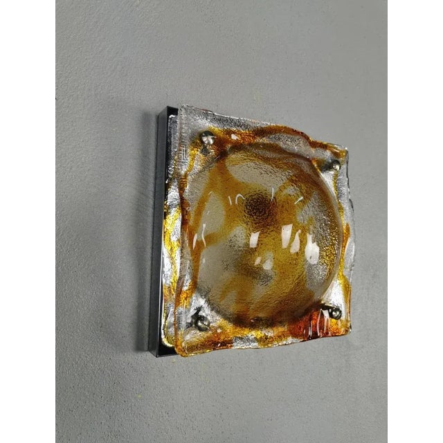 Vintage Sconces by Toni Zuccheri for Mazzega, 1970s, Set of 2 For Sale - Image 13 of 16