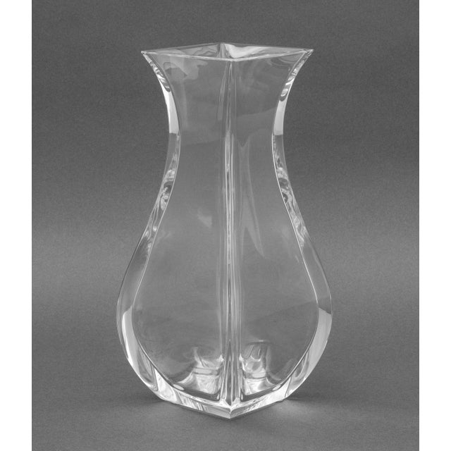 Glass Baccarat Crystal Vase For Sale - Image 7 of 9