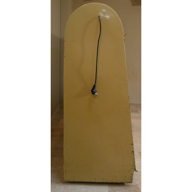 Painted Iron Display Stand with Shutter Closure, Italy, 1960s For Sale - Image 10 of 18