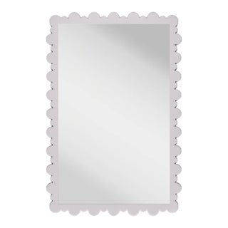 Fleur Home Garden District Valmont Rectangle Mirror in Lite Lavender, 28.5x38.5 For Sale